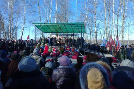 Подольские коммунисты и комсомольцы почтили память красноармейцев, погибших в сражении за Москву 