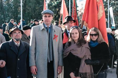 Коммунисты Донецкой и Луганской народных республик отпраздновали 98-ю годовщину Великой Октябрьской социалистической революции