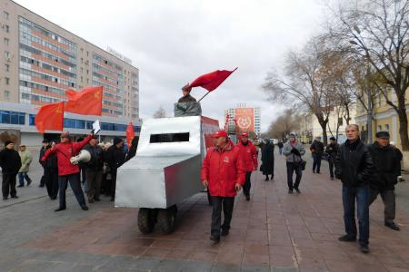 Празднование Великого Октября в Оренбургской области
