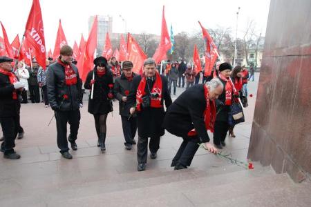 98-я годовщина Великого Октября в Рязани