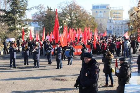 Пензенская область. Коммунисты области отметили годовщину Революции