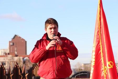 В Самаре состоялся торжественный митинг, посвящённый 98-й годовщине Великой Октябрьской социалистической революции
