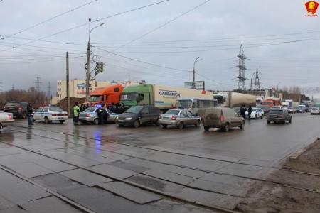Протест дальнобойщиков в Самаре