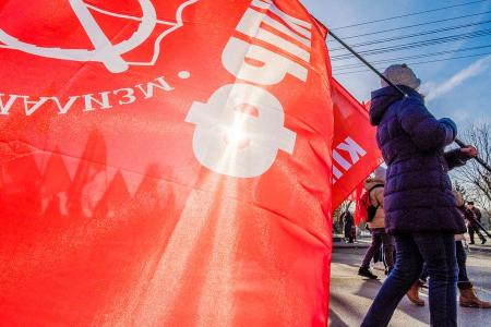 Красноярские коммунисты отметили 98-ую годовщину Великого Октября