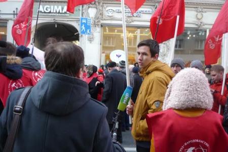 Тульские коммунисты приняли участие в шествии и митинге в Москве
