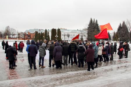 Костромская область. Коммунисты приняли участие в митинге в защиту МУП «Костромагортранс»