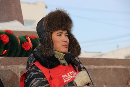 Якутия. Демонстрации и митинги, посвященные 98-й годовщине Великой Октябрьской социалистической революции