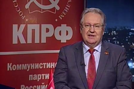 Секретарь ЦК КПРФ С.П. Обухов на телеканале МТРК «Краснодар»: Поздравление с Днем Великой Октябрьской Социалистической Революции и приглашение на мероприятия КПРФ