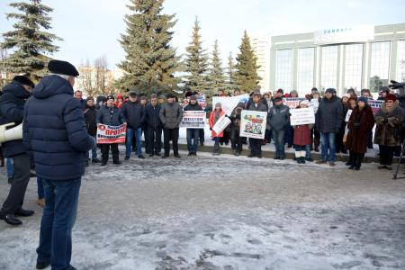 В Костроме завершился митинг дальнобойщиков против системы «Платон»