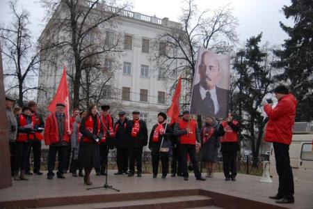 98-я годовщина Великого Октября в Рязани