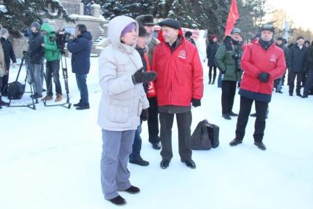 Челябинские дальнобойщики требуют отставки правительства!