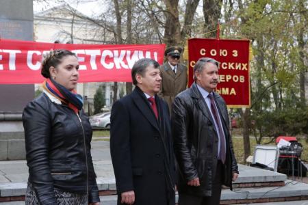 Д.Г. Новиков начал поездку в Крым, где проходят юбилейные мероприятия в честь 95-летия установления Советской власти