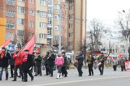 Ярославцы отметили годовщину Великого Октября