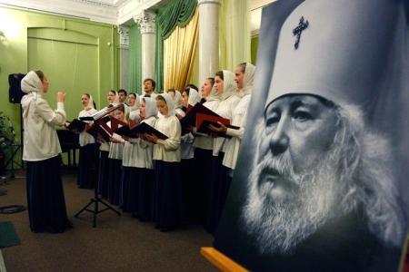 «Битва за Россию продолжается». Депутат-коммунист А.В.Воронцов на вечере памяти митрополита Иоанна Снычева вновь поддержал идею установления памятника русскому патриоту