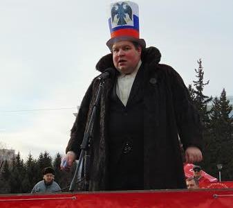 Алтайский край. Барнаульский горком КПРФ провел демонстрацию и митинг, посвященные 98-й годовщине Октябрьской Революции
