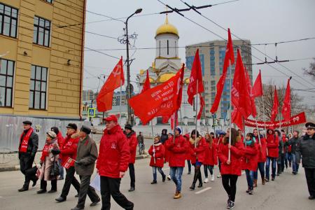 Ивановские коммунисты отметили годовщину Великого Октября