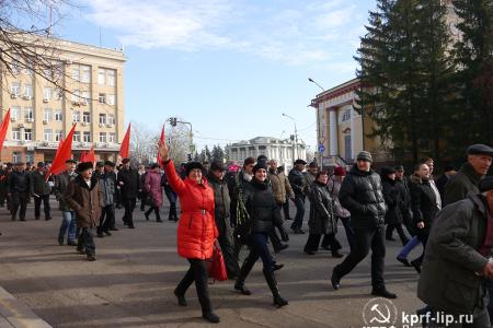 Великий Октябрь в Липецке