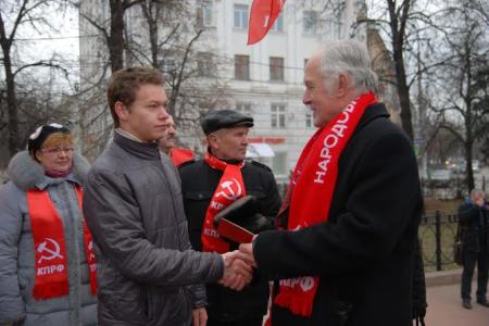 98-я годовщина Великого Октября в Рязани