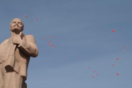 Забайкальский край. Коммунисты отметили 98-ую годовщину Великой Октябрьской революции   