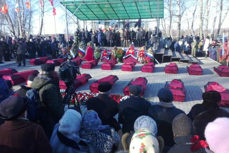 Подольские коммунисты и комсомольцы почтили память красноармейцев, погибших в сражении за Москву 
