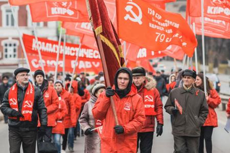 Ивановские коммунисты отметили годовщину Великого Октября