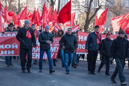Празднование 98-й годовщины Великого Октября в Ульяновске