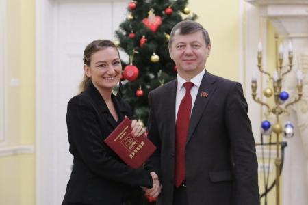 Д.Г. Новиков вручил дипломы выпускникам Центра политической учёбы ЦК КПРФ