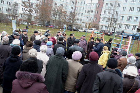 Олег Лебедев провел очередную массовую встречу с избирателями, жителями города Тулы