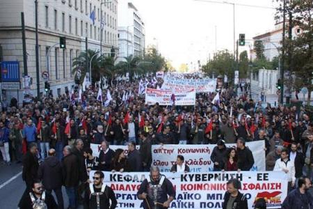 В Греции прошла всерабочая забастовка