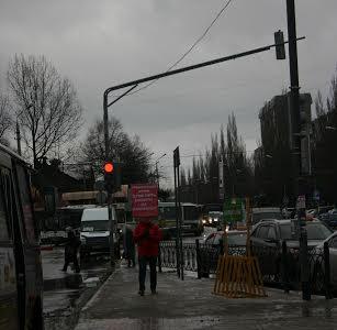 В подмосковном Серпухове коммунисты потребовали отмены поборов с дальнобойщиков