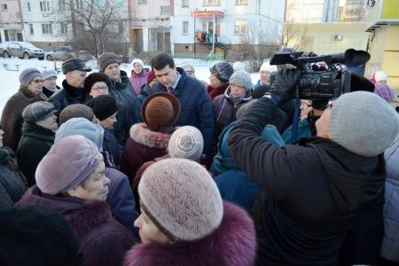 Депутат-коммунист Олег Лебедев провел массовую встречу с избирателями, жителями города Тулы