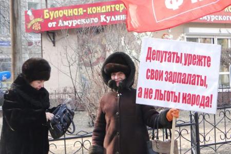 Благовещенские коммунисты и комсомольцы призвали амурчан активнее защищать свои права