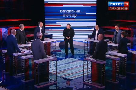 Л.И.Калашников на телеканале «Россия 1» в программе «Воскресный вечер с Владимиром Соловьевым»