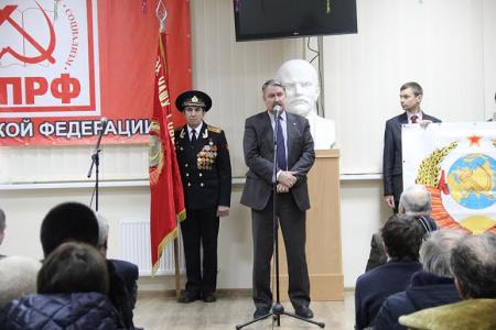 Республика Крым. В Симферополе состоялся торжественный митинг, посвященный 93-й годовщине образования СССР