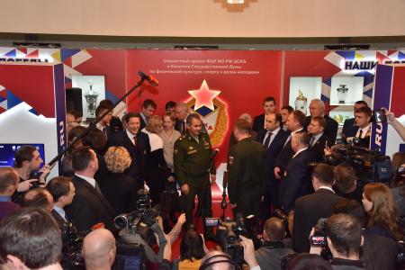 Г.А. Зюганов выступил на открытии выставки «Дни ЦСКА в Госдуме»