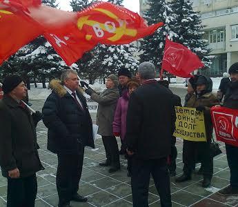В Воронеже прошел пикет в поддержку закона о «Детях войны» и против введения системы «ПЛАТОН» 