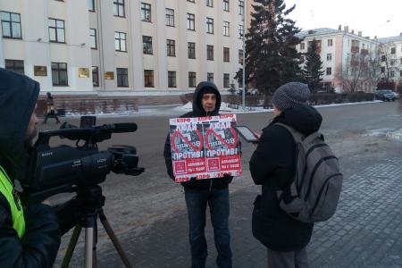 «Дальнобой, мы с тобой!». Тюменские коммунисты проводят акции солидарности с дальнобойщиками