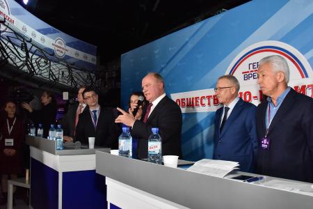 Команда КПРФ под руководством Г.А. Зюганова победила на дебатах «Молодую гвардию «Единой России»