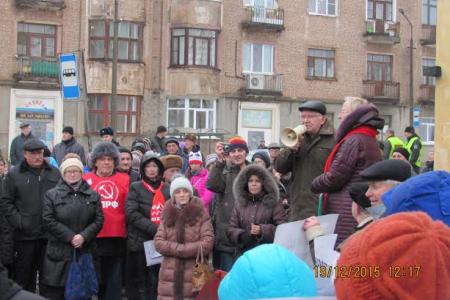 Ленинградская область. В Бокситогорске состоялся митинг против роста тарифов ЖКХ
