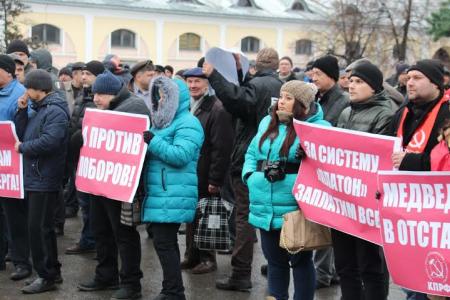 Рязань поддержала акцию протеста дальнобойщиков