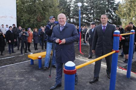А.Ж. Бифов выступил на открытии спортивной площадки в Кабардино-Балкарской республике