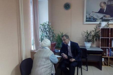 Владимир Поздняков провёл приём избирателей Забайкальского края