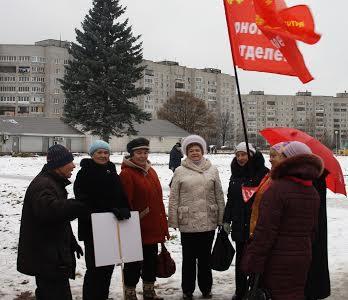 Московская область. В Черноголовке коммунисты выразили протест произволу в системе ЖКХ