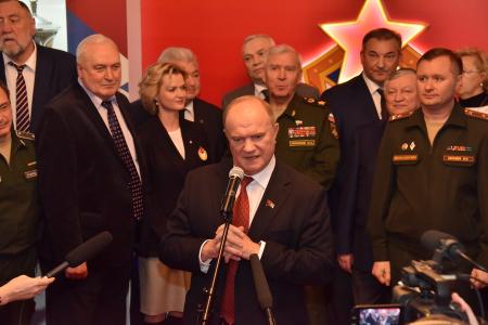Г.А. Зюганов выступил на открытии выставки «Дни ЦСКА в Госдуме»