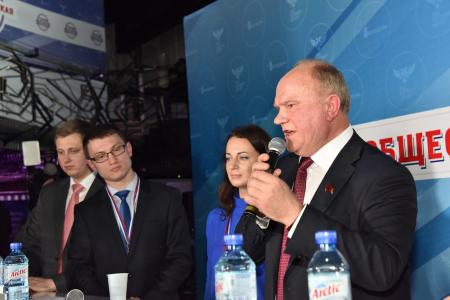 Команда КПРФ под руководством Г.А. Зюганова победила на дебатах «Молодую гвардию «Единой России»