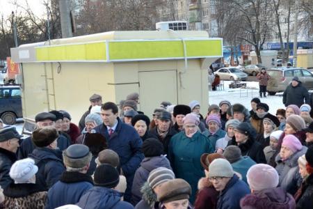 Депутат-коммунист Олег Лебедев провел массовую встречу с избирателями, жителями города Тулы