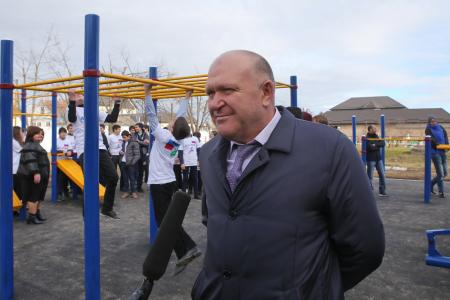 А.Ж. Бифов выступил на открытии спортивной площадки в Кабардино-Балкарской республике