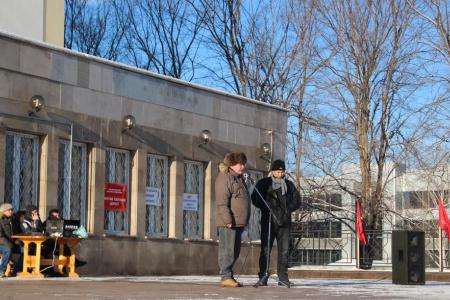 Республика Татарстан. Альметьевские коммунисты против взимания платы за проезд большегрузов!