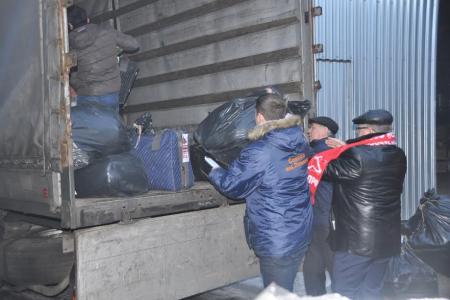 «Праздничный конвой»: Коммунисты отправили сорок седьмой гуманитарный груз в Новороссию 