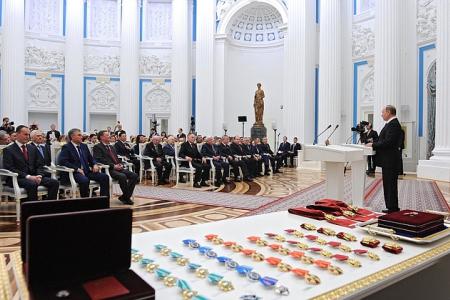 Ставропольский депутат-коммунист И.А. Богачёв получил государственную награду в Кремле